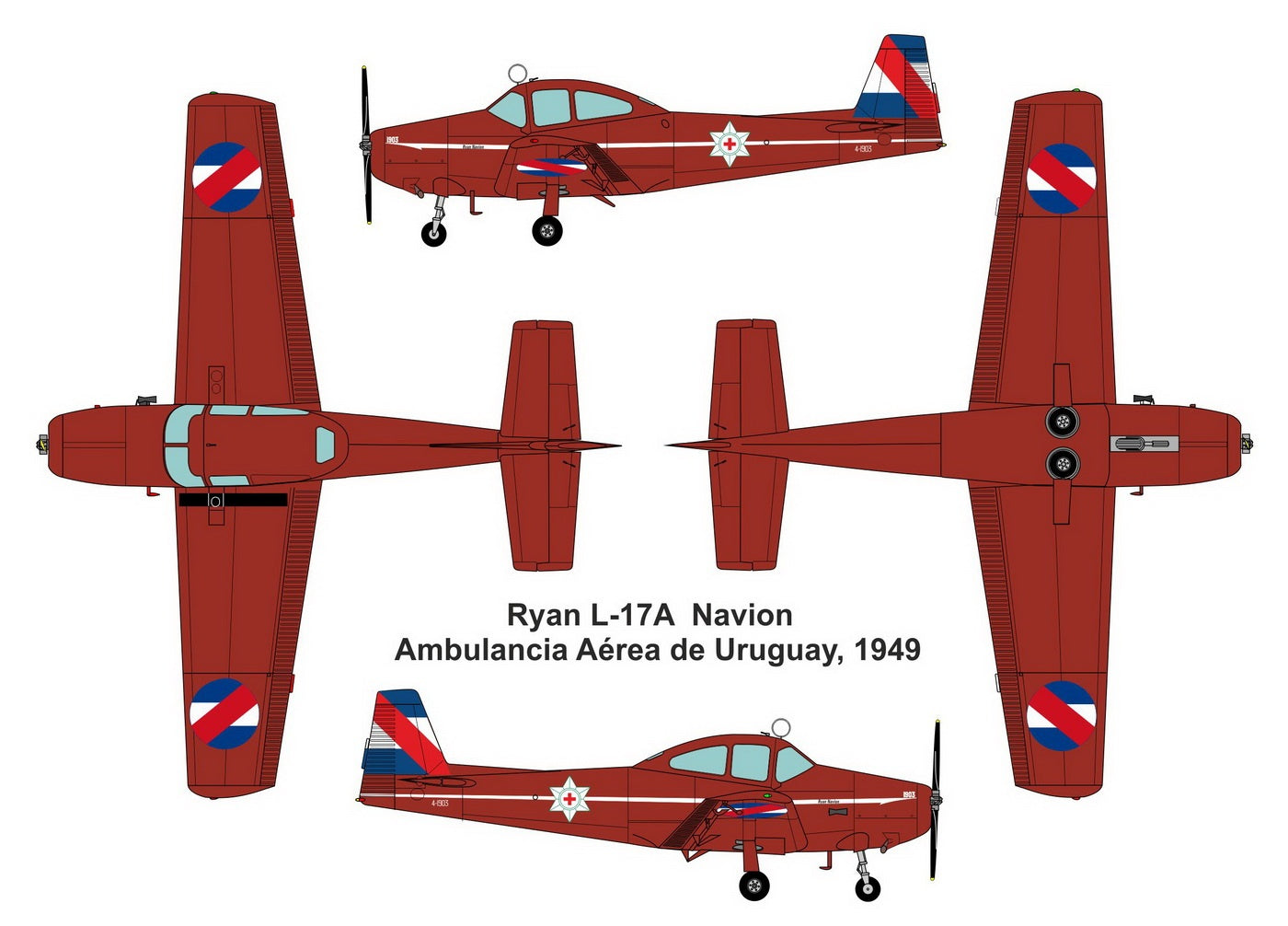 Valom 1/72 Ryan L-17 A/B Navion (FAU)