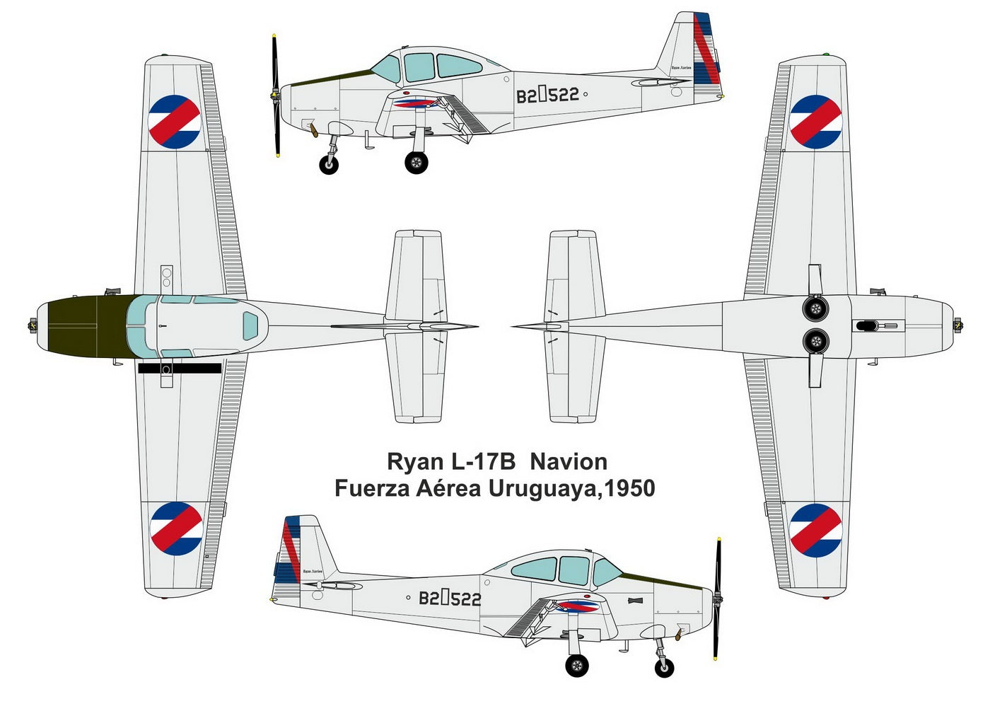 Valom 1/72 Ryan L-17 A/B Navion (FAU)