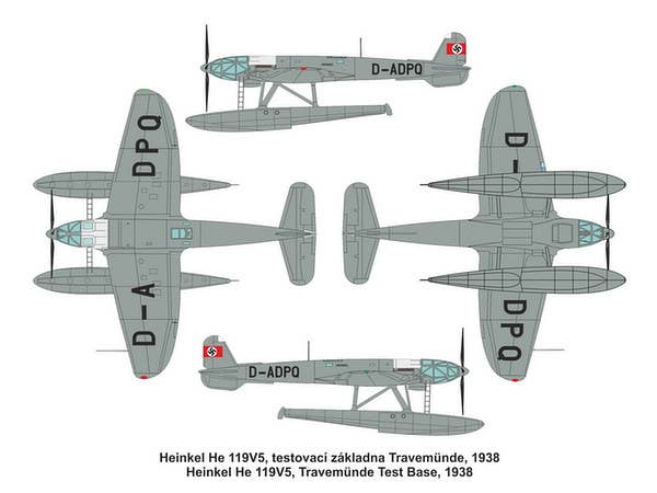 Valom 1/72 Heinkel He 119V5 | 8594054291115