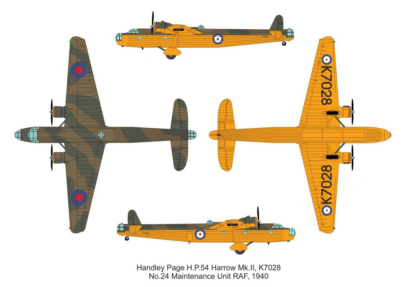 Valom 1/72 Handley Page Harrow Mk.II (24. Maint unit)