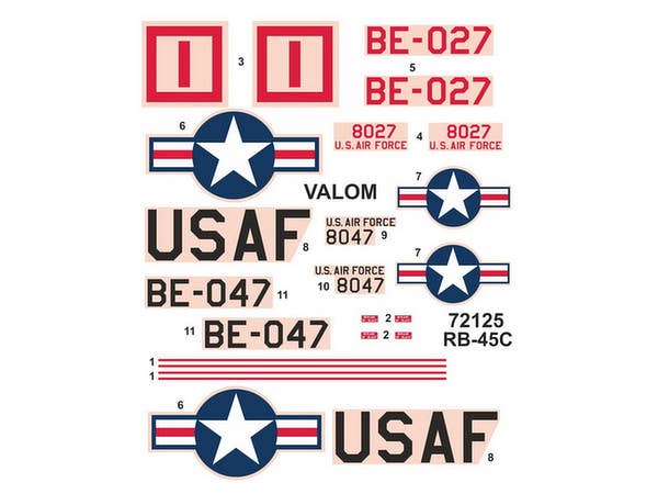 Valom 1/72 N.A. RB-45C Tornado + Mark 7 nuclear bomb | 8594054291221
