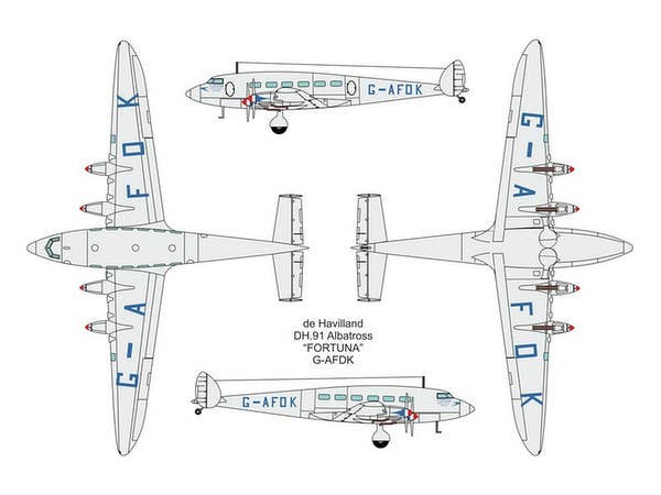 Valom 1/72 DH.91 Albatross (airliner) | 8594054291283