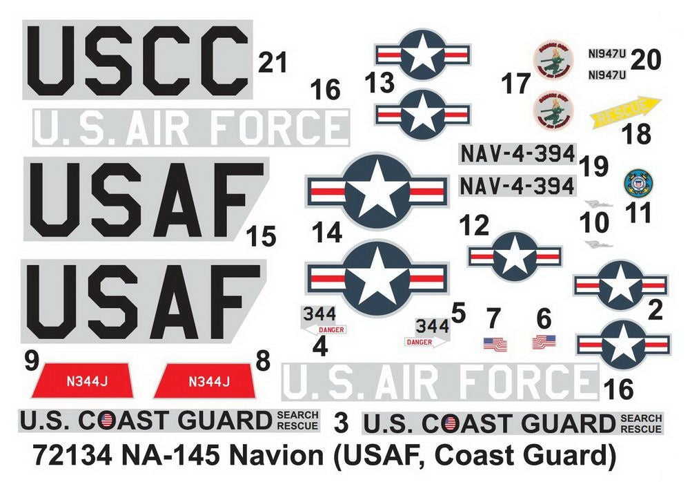 Valom 1/72 N.A. NA-145 Navion ((USAF, Coast Guard)