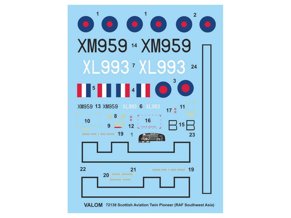 Valom 1/72 Scottish Aviation Twin Pioneer CC.1 (RAF Southwest Asia) | 8594054291382
