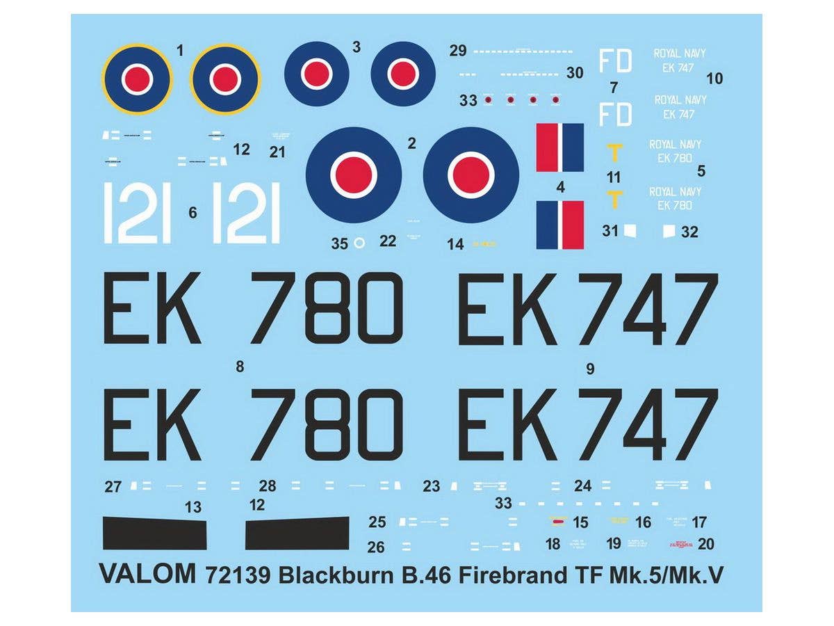 Valom 1/72 Blackburn Firebrand TF.Mk.5 | 8594054291399