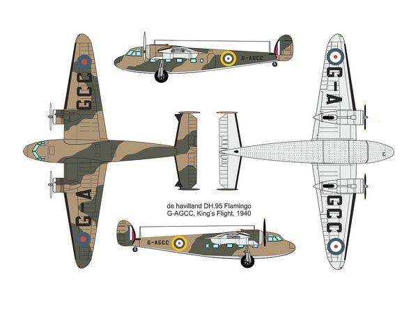 Valom 1/72 deHavilland DH.95 Flamingo (King´s Flight) | 8594054291474
