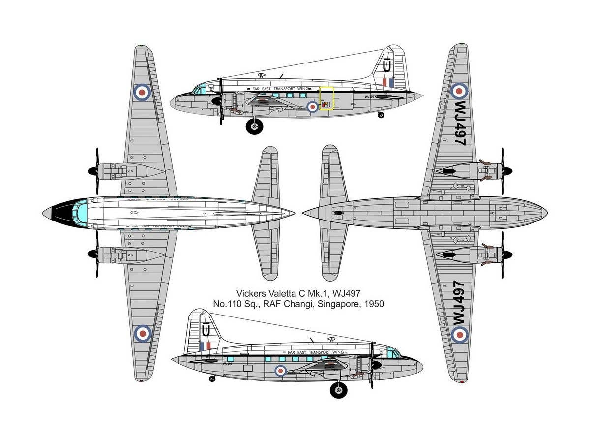 Valom 1/72 Vickers Valetta C.1 (Operation Musketeer) | 8594054291504