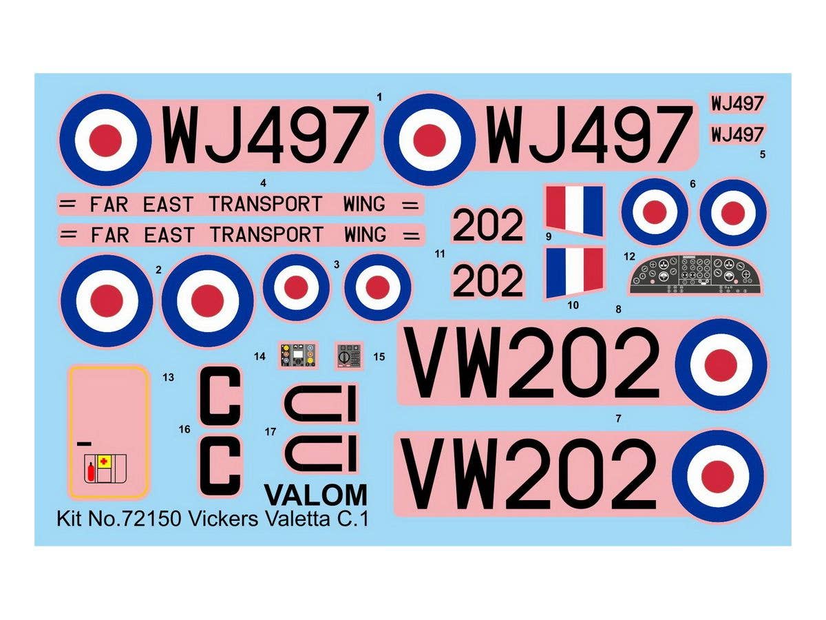 Valom 1/72 Vickers Valetta C.1 (Operation Musketeer) | 8594054291504