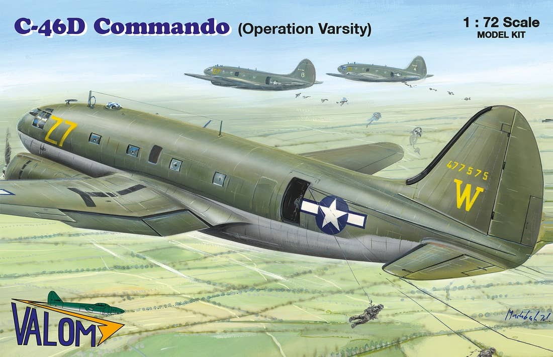 Valom 1/72 Curtiss C-46D Commando (Operation Varsity) | 8594054291528