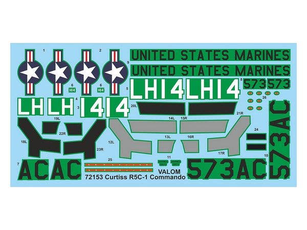 Valom 1/72 Curtiss R5C-1 Commando (U.S. Marine Corps) | 8594054291535