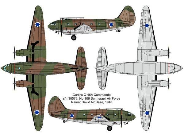 Valom 1/72 Curtiss C-46A Commando (IAF) | 8594054291559
