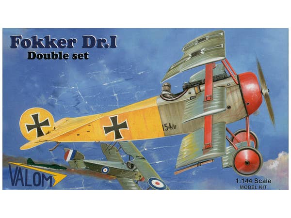 Valom 1/144 Fokker Dr.I (Double Set) | 8594054294475