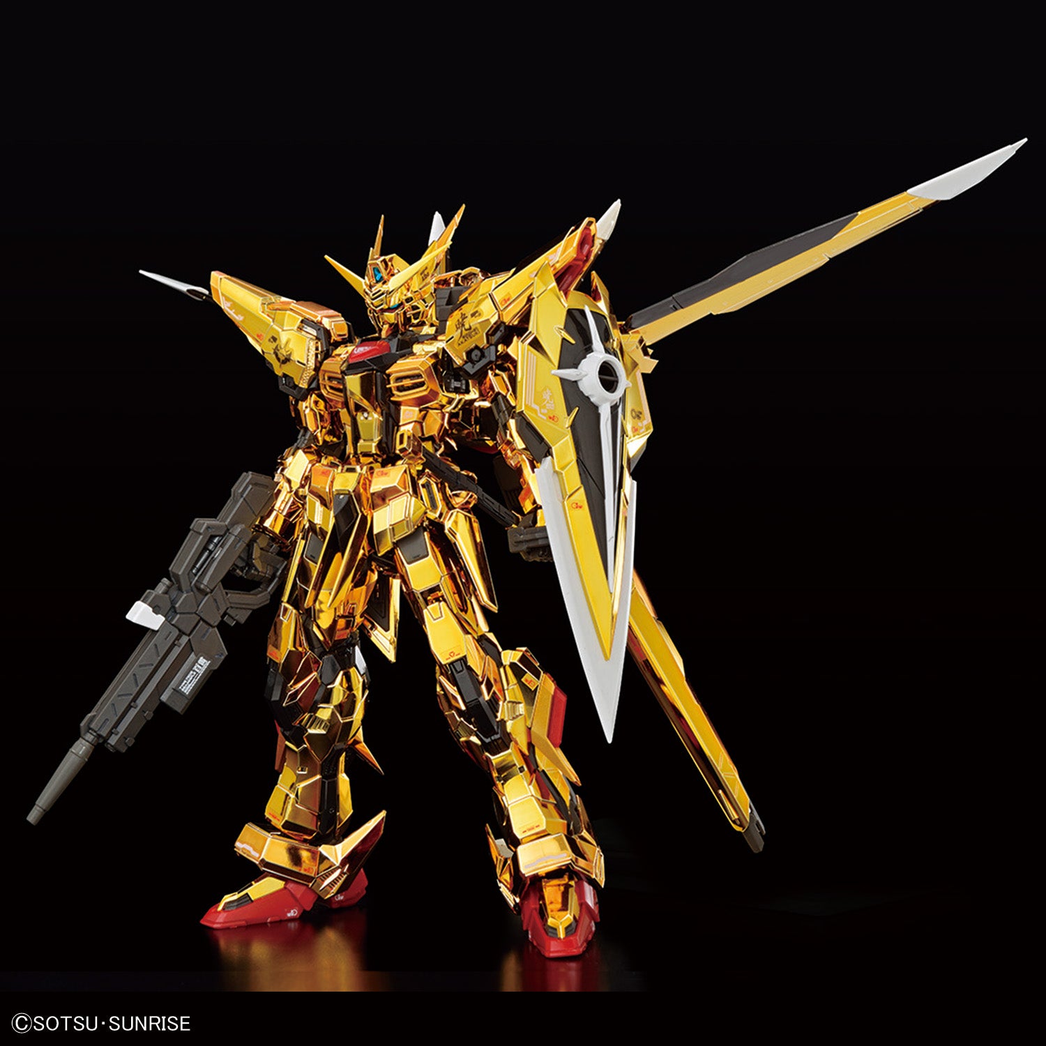 P-Bandai RG 1/144 The Gundam Base Limited Akatsuki Gundam (Oowashi Unit) & HG 1/144 Zeus Silhouette & Custom Joint Parts Set