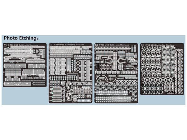Very Fire 1/700 USS Montana Class Detail Up Set (For Very Fire) | 4589913231030