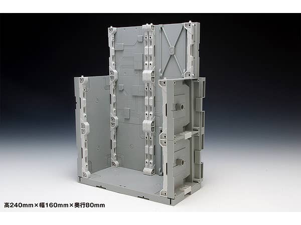 Wave H HANGER (WHITE) - Expandable Hanger Set for Mecha Diorama or Display | 4943209340149