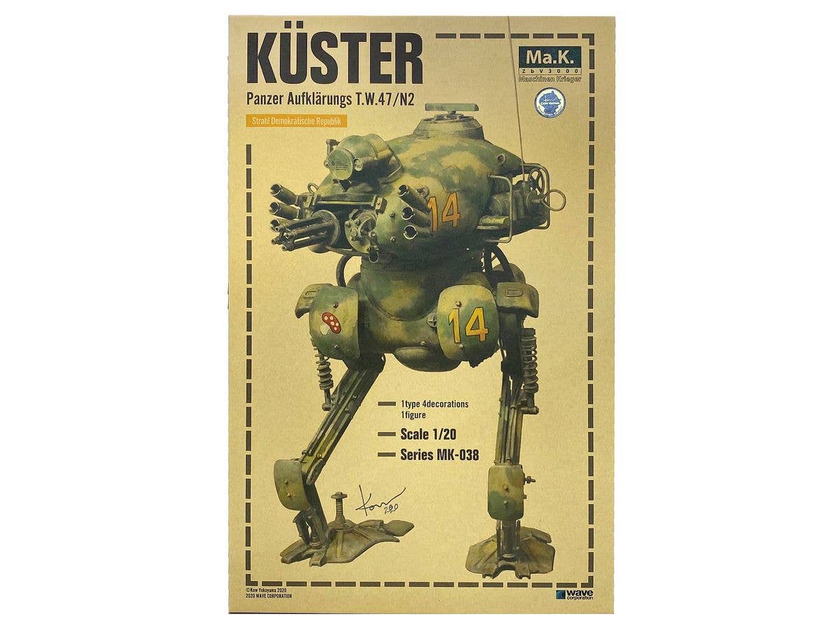 Wave 1/20 Maschinen Krieger Kuster Military Model Kit | 4943209470389