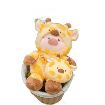 LuLu the Piggy Animal Party - Cheerful Giraffe Lu Plush