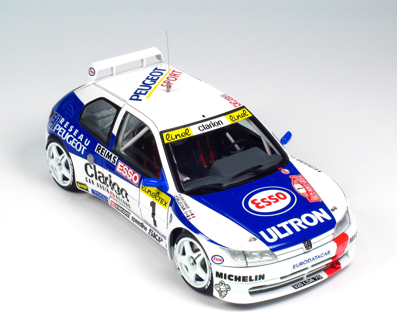 Platz NuNu 1/24 PEUGEOT 306 MAXI 1996 Monte Carlo Rally with Masking Sheet | 4545782078480