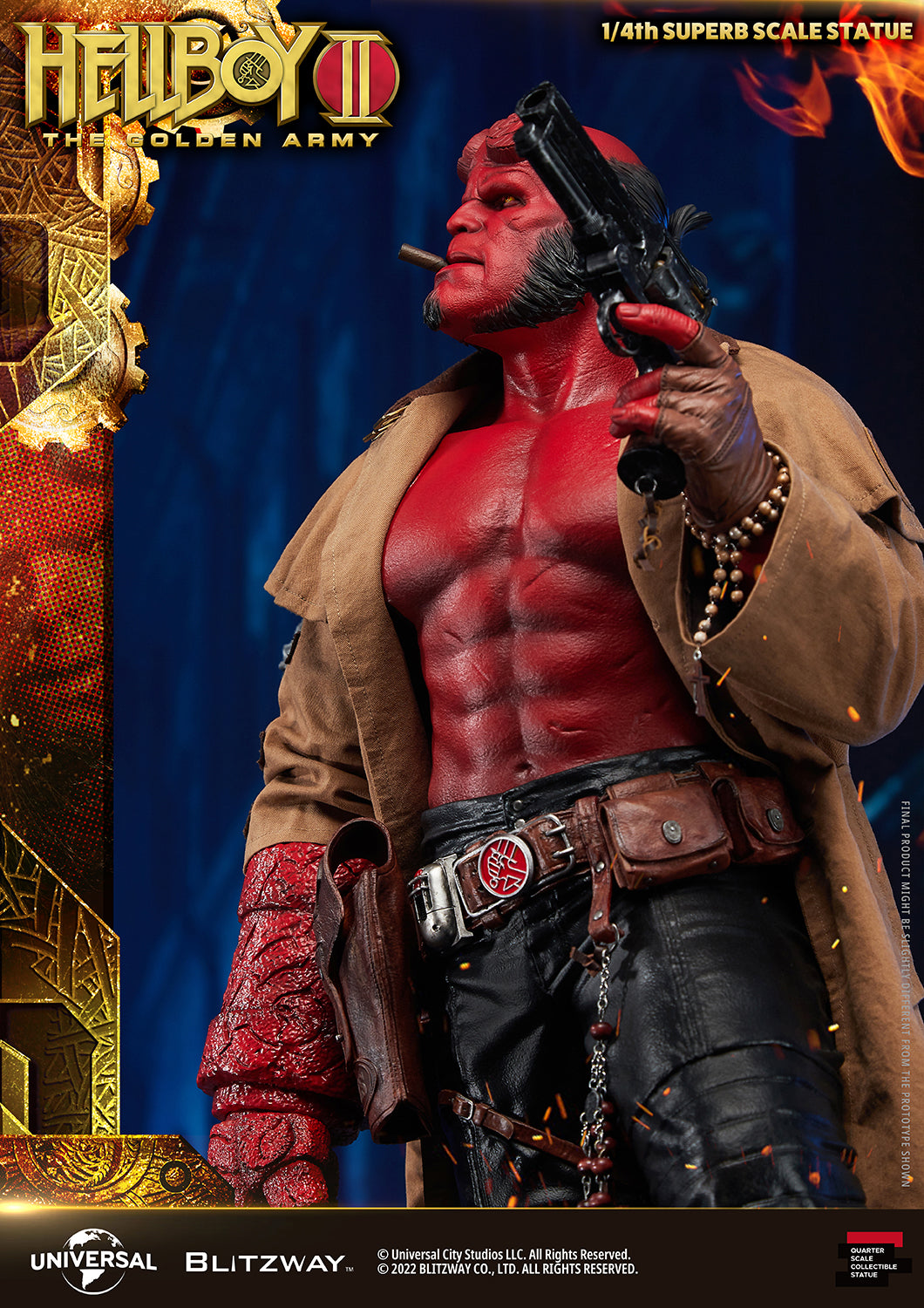 Blitzway 1/4 Superb Scale Statue "Hellboy II: The Golden Army" | 8809321479579