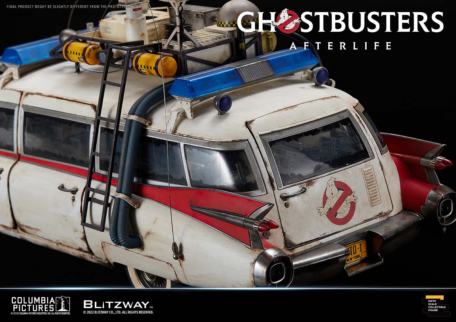 Blitzway 1/6 Scale Vehicle ECTO-1 "Ghostbusters: Afterlife" | 8809321479593