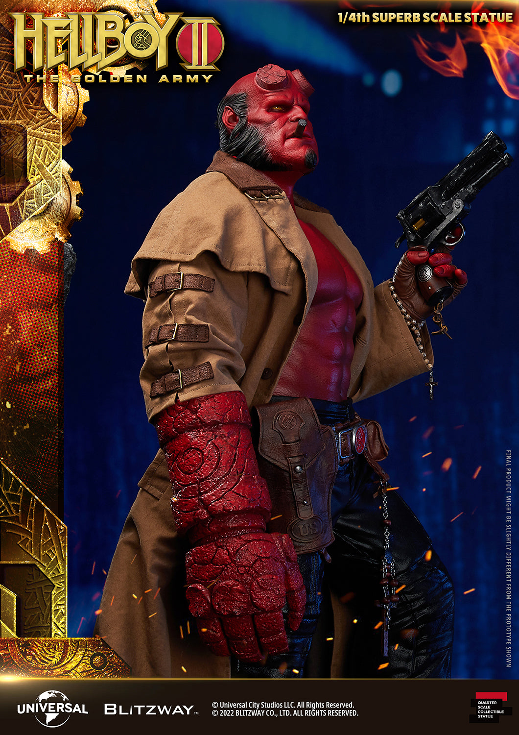 Blitzway 1/4 Superb Scale Statue "Hellboy II: The Golden Army" | 8809321479579