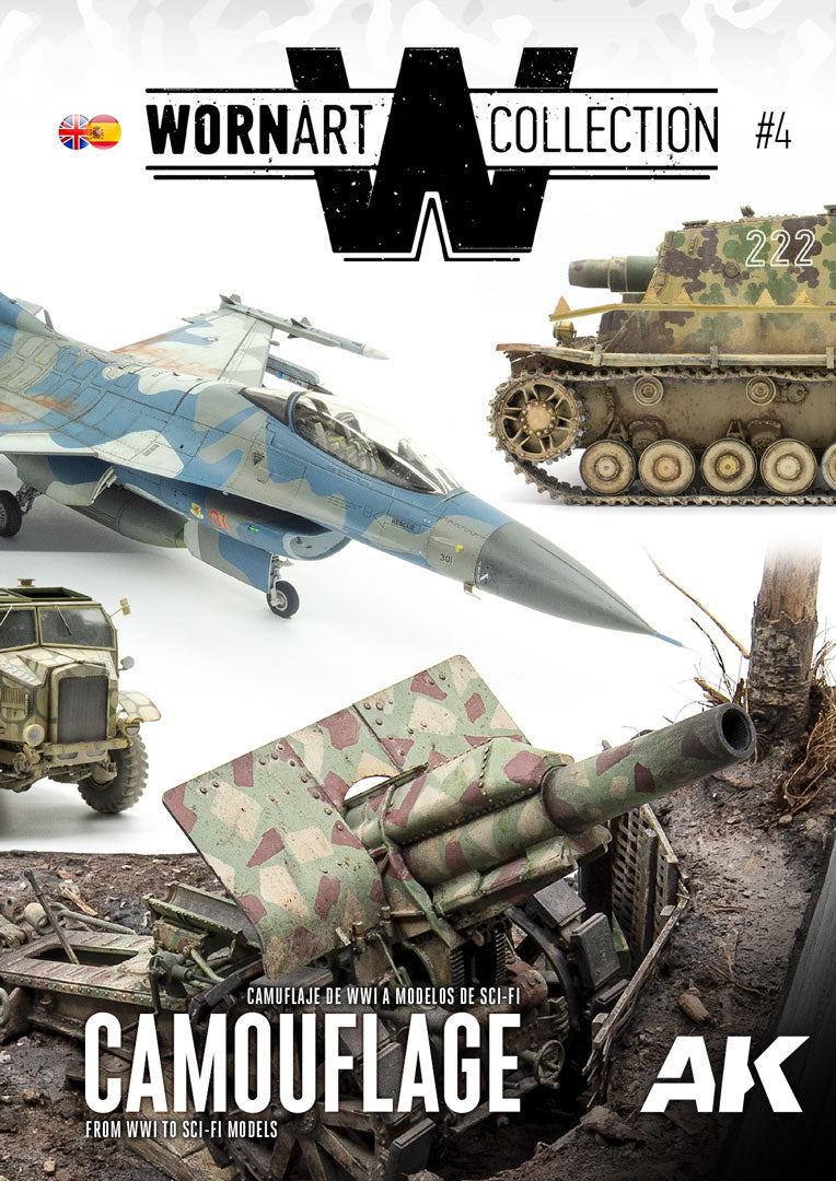 AK Interactive Worn Art Collection #04 Camouflage - Bilingual