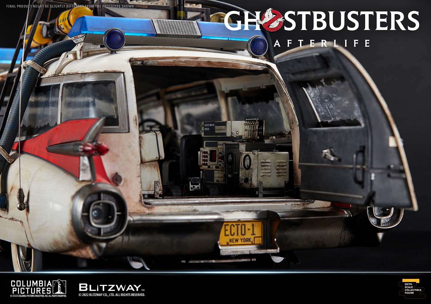 Blitzway 1/6 Scale Vehicle ECTO-1 "Ghostbusters: Afterlife" | 8809321479593