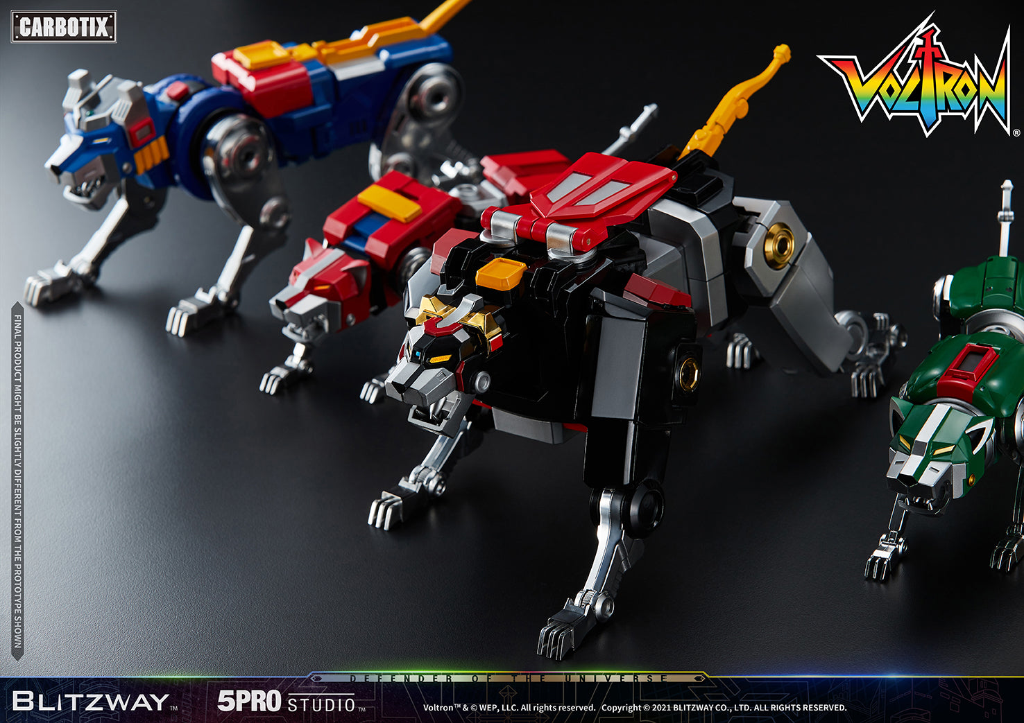 Blitzway 'Voltron' 5Pro Studio CARBOTIX Series, Action Figure | 8809321479531
