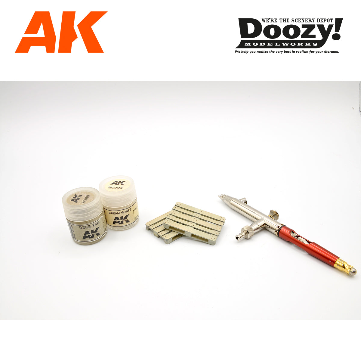 Doozy 1/24 Wooden Euro Pallet, 5 Units | 8435568328976