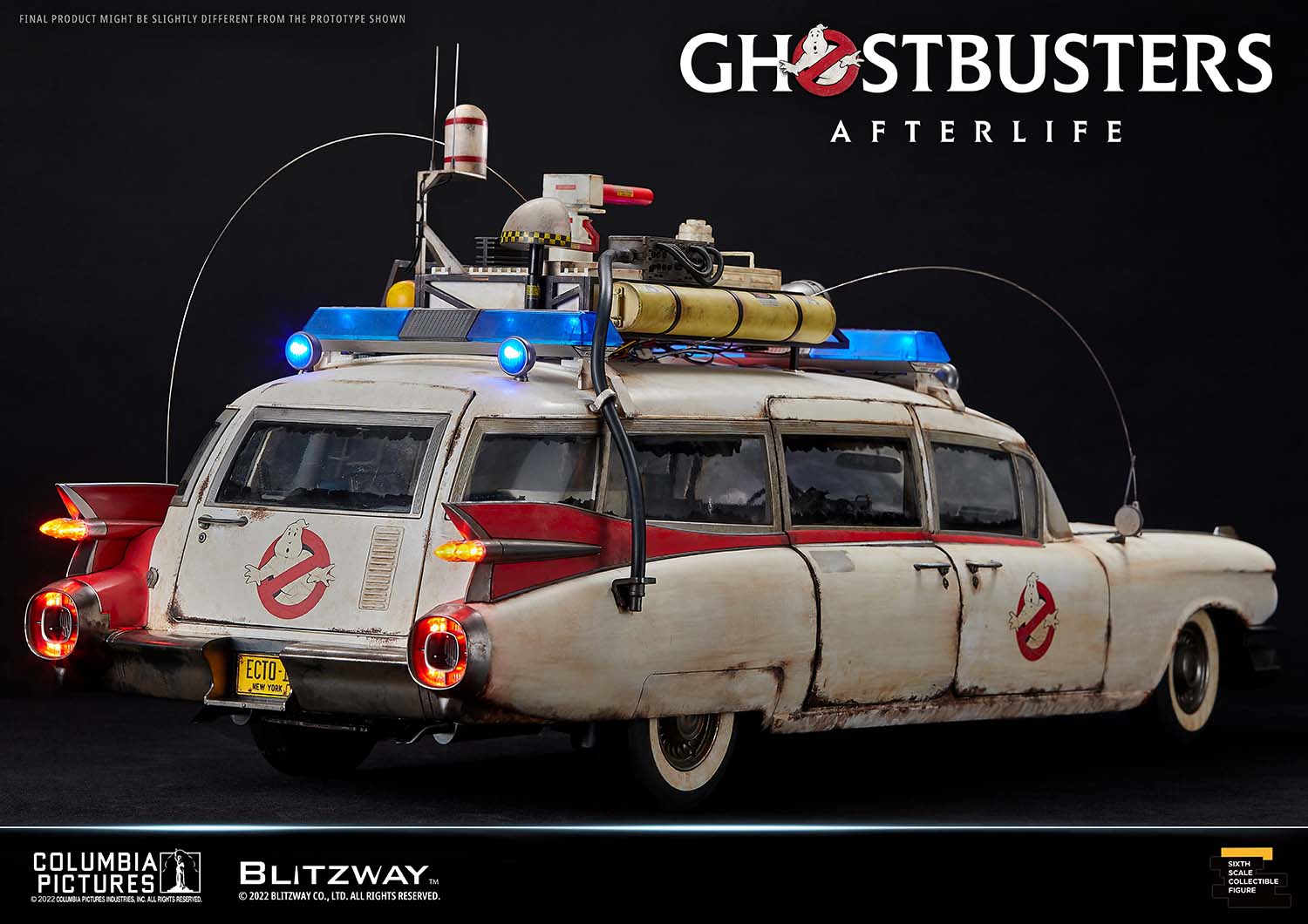 Blitzway 1/6 Scale Vehicle ECTO-1 "Ghostbusters: Afterlife" | 8809321479593