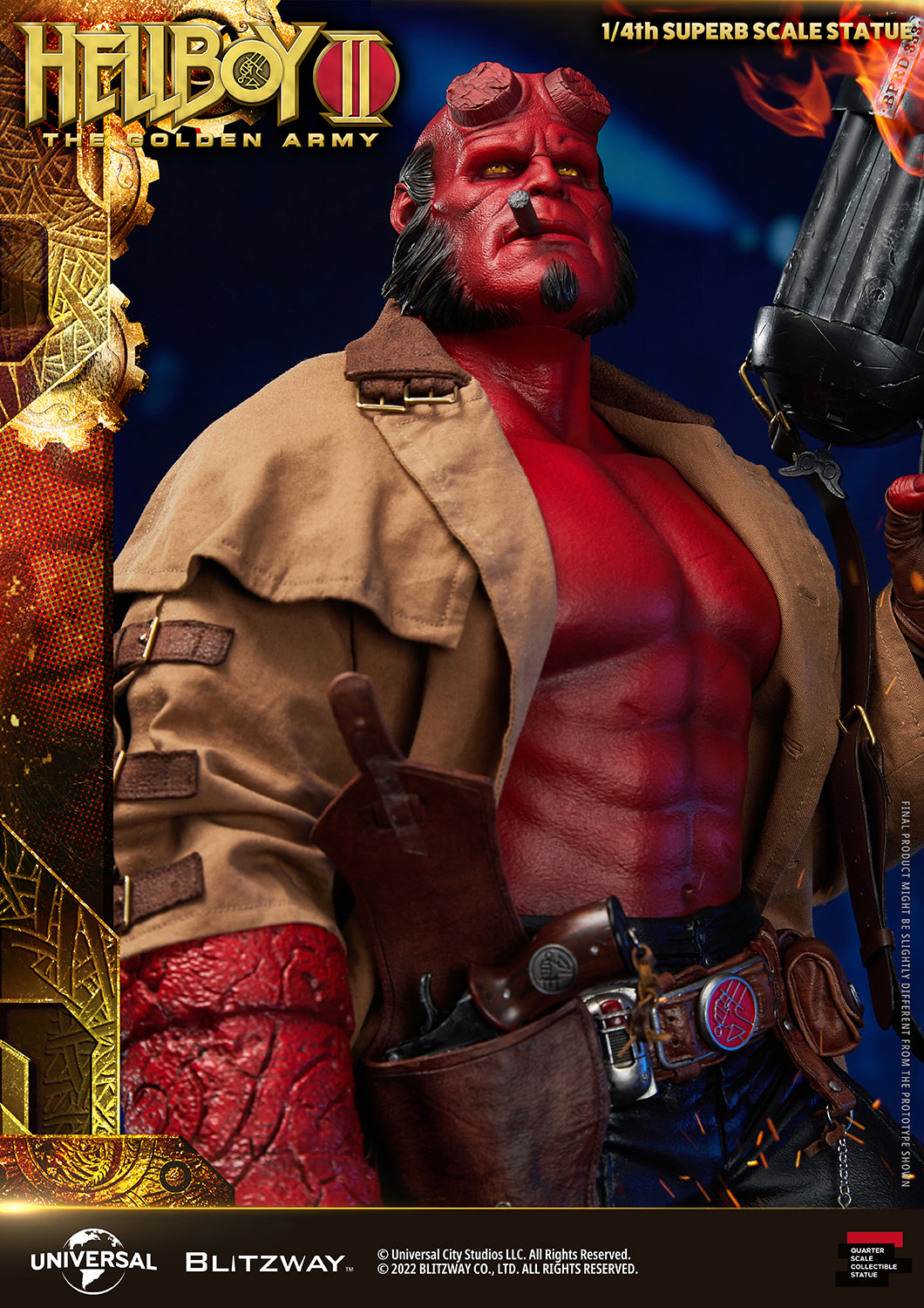 Blitzway 1/4 Superb Scale Statue "Hellboy II: The Golden Army" | 8809321479579