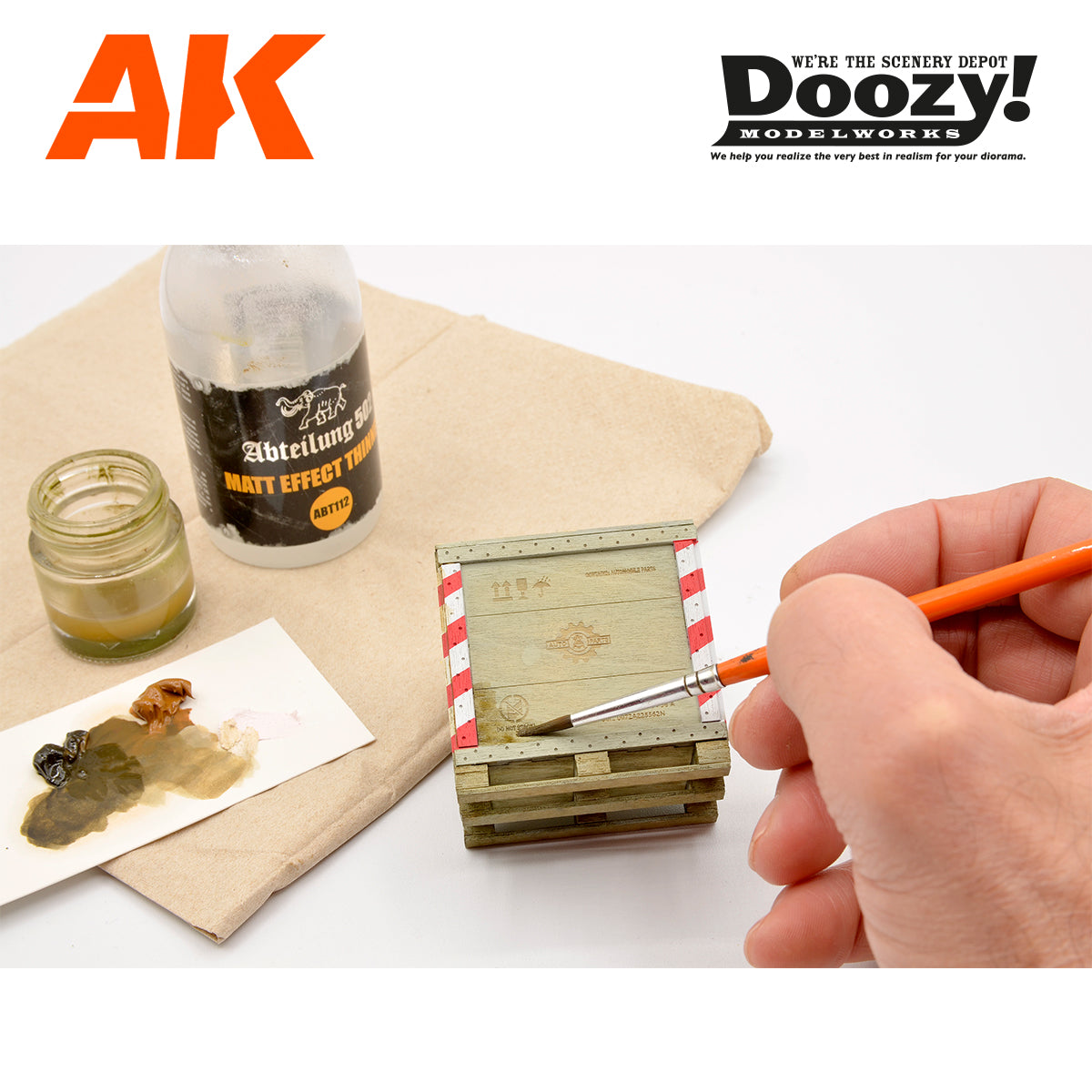 Doozy 1/24 Wooden Box Auto Parts | 8435568328969