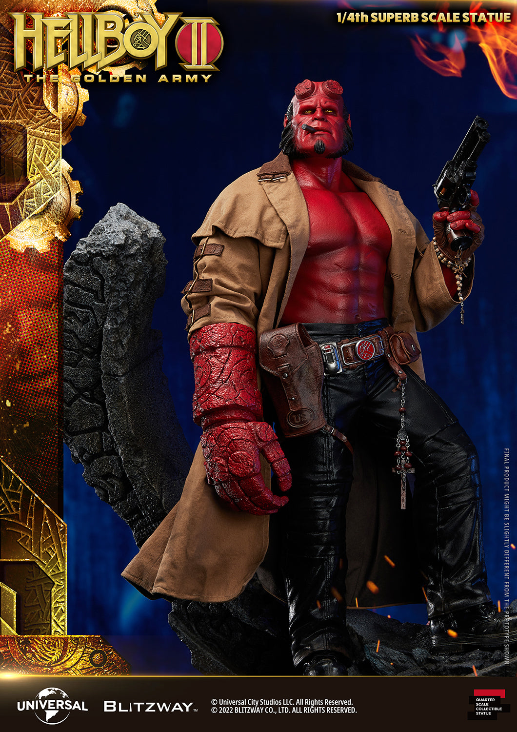 Blitzway 1/4 Superb Scale Statue "Hellboy II: The Golden Army" | 8809321479579