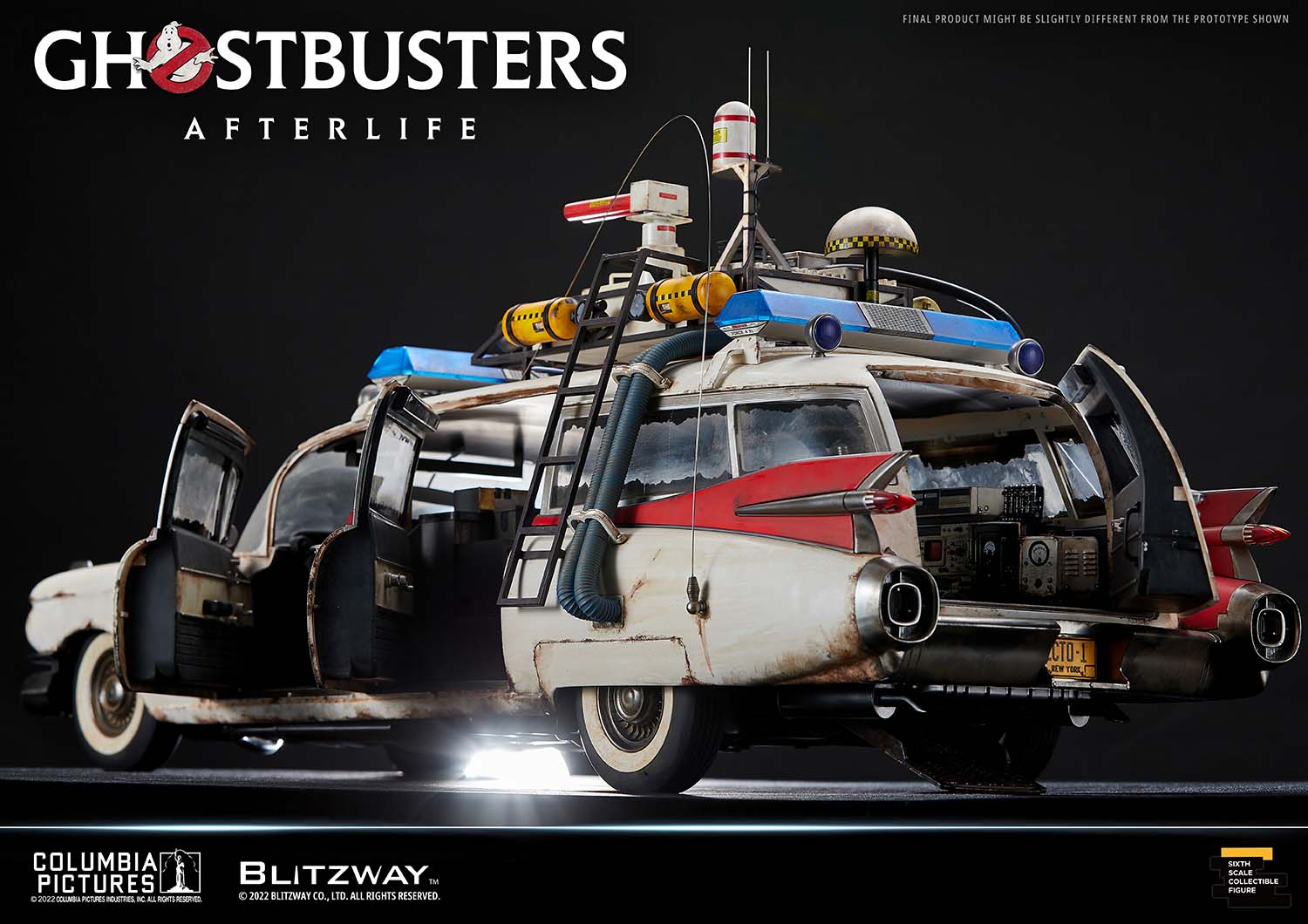 Blitzway 1/6 Scale Vehicle ECTO-1 "Ghostbusters: Afterlife" | 8809321479593