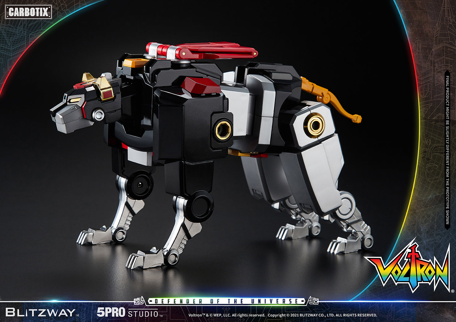 Blitzway 'Voltron' 5Pro Studio CARBOTIX Series, Action Figure | 8809321479531