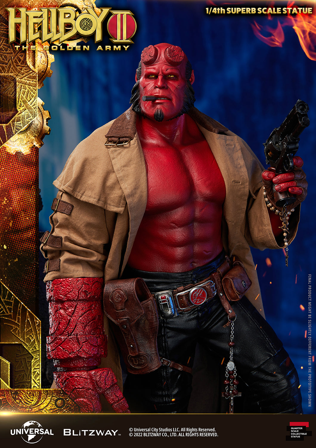 Blitzway 1/4 Superb Scale Statue "Hellboy II: The Golden Army" | 8809321479579