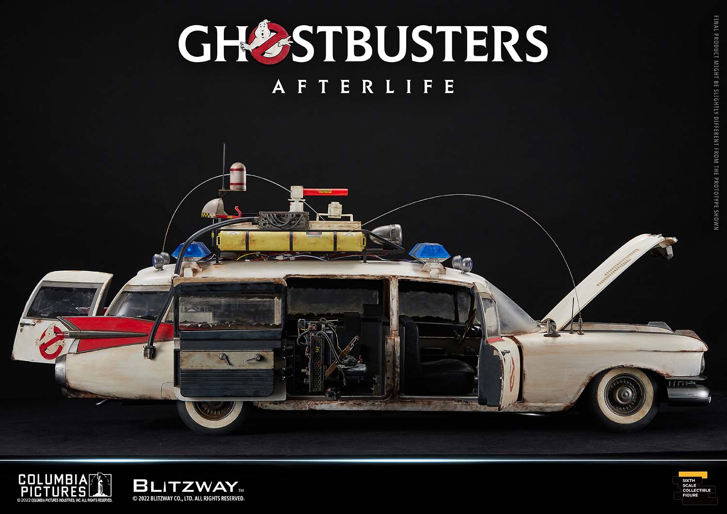 Blitzway 1/6 Scale Vehicle ECTO-1 "Ghostbusters: Afterlife" | 8809321479593