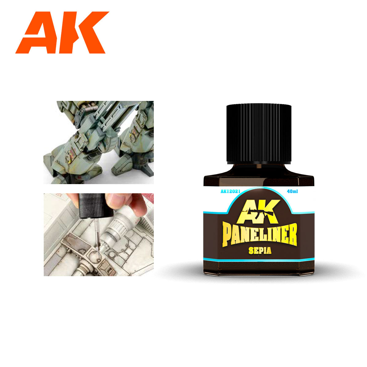 AK Interactive Sepia Paneliner | 8435568306028