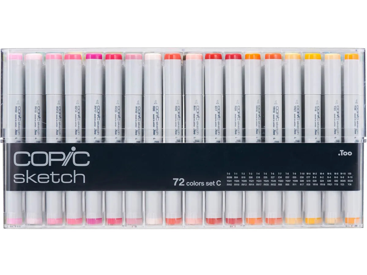 Copic Sketch Marker 72Pc Set C | 4511338063187
