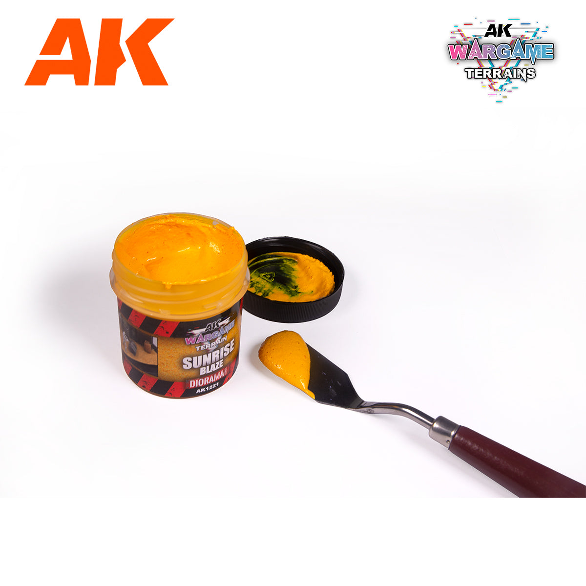 AK Interactive Wargame Battle Ground Terrains Sunrise Blaze - 100ml (Acrylic) | 8435568330955