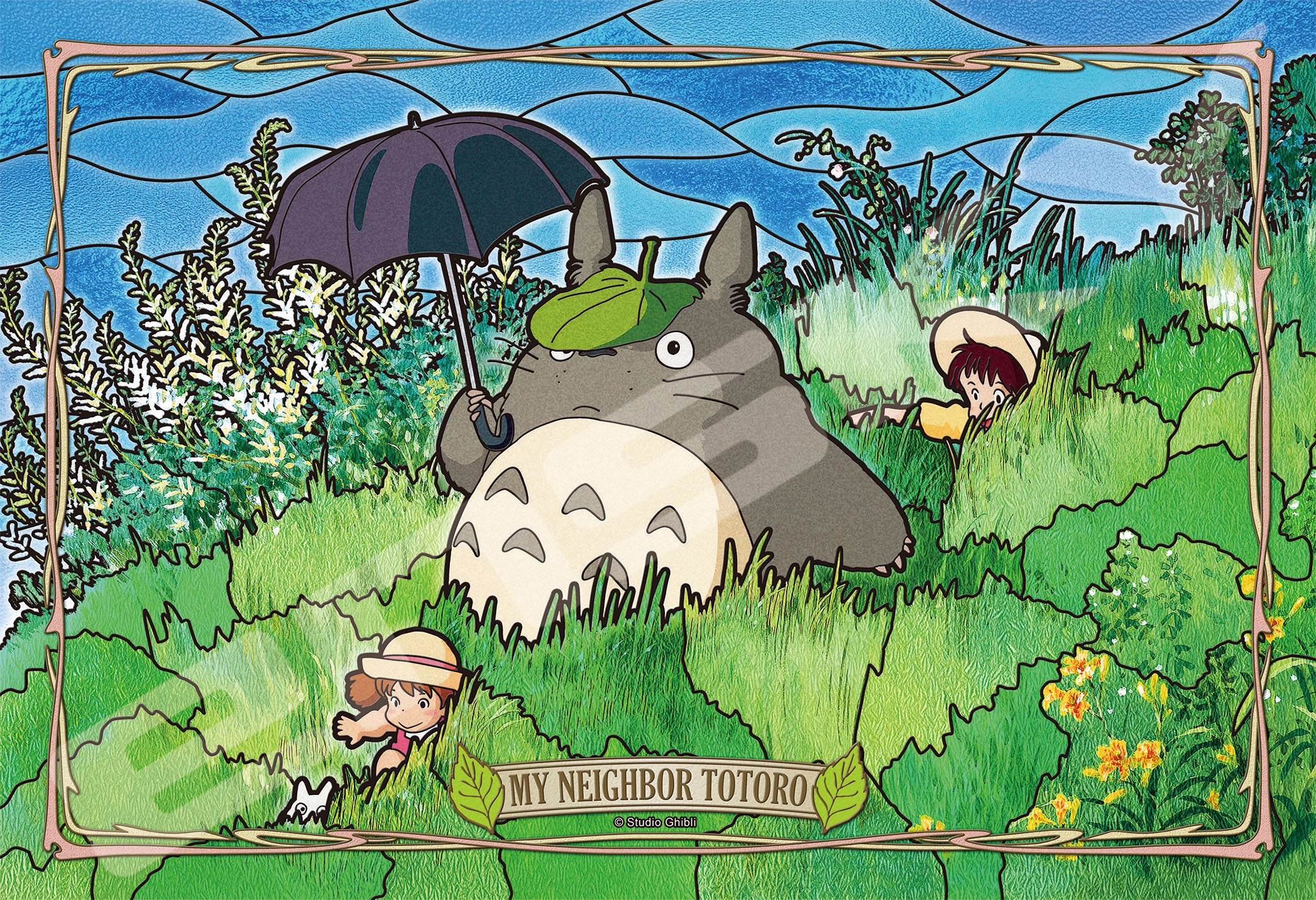 Ensky Artcrystal Puzzle My Neighbor Totoro "Steadily Through the Field" 300P Artcrystal Jigsaw Puzzle (300-AC054) | 4970381512378