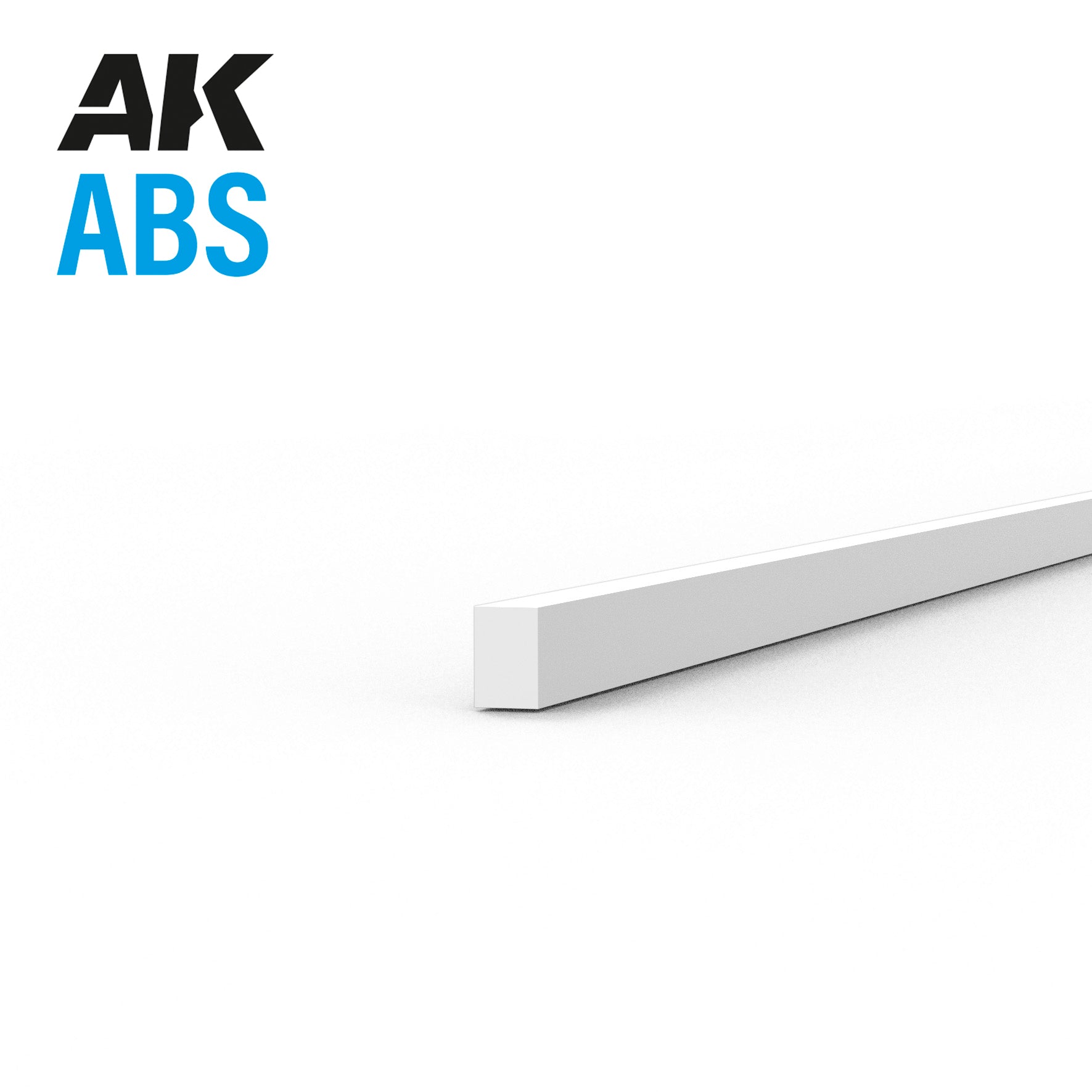 AK Interactive ABS Strip - 0.75 x 0.50 x 350mm x 10 units | 8435568329225
