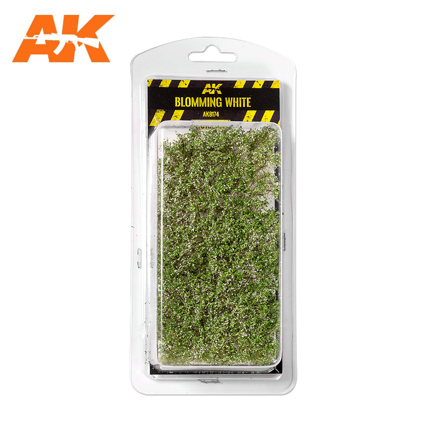 AK Interactive Blomming White Shrubberies 1/35 / 75mm / 90mm | 8435568309623