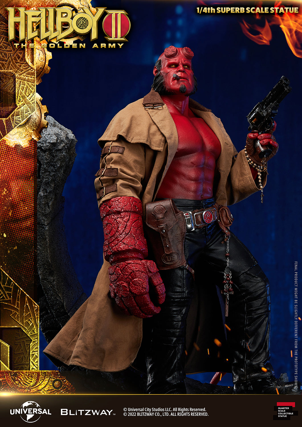 Blitzway 1/4 Superb Scale Statue "Hellboy II: The Golden Army" | 8809321479579