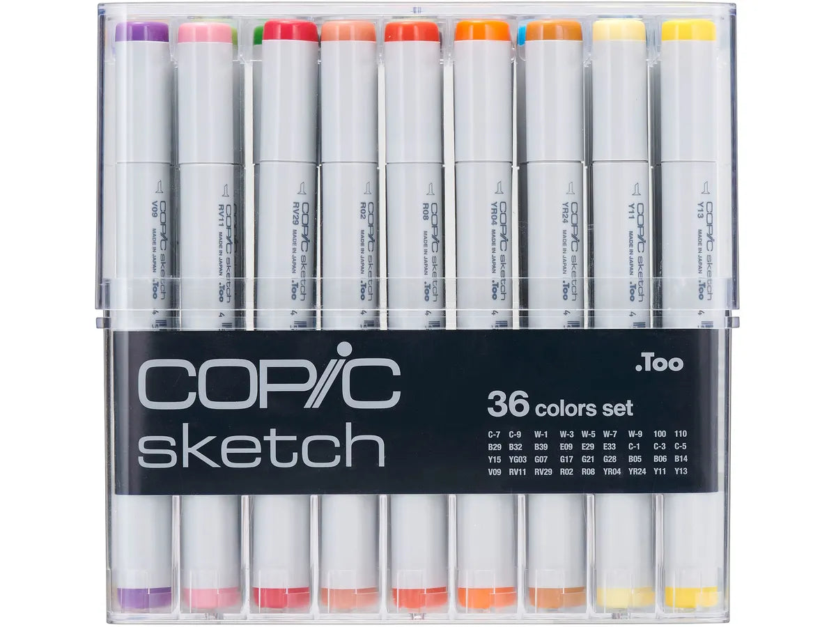 Copic Sketch Marker 36Pc Set | 4511338063156