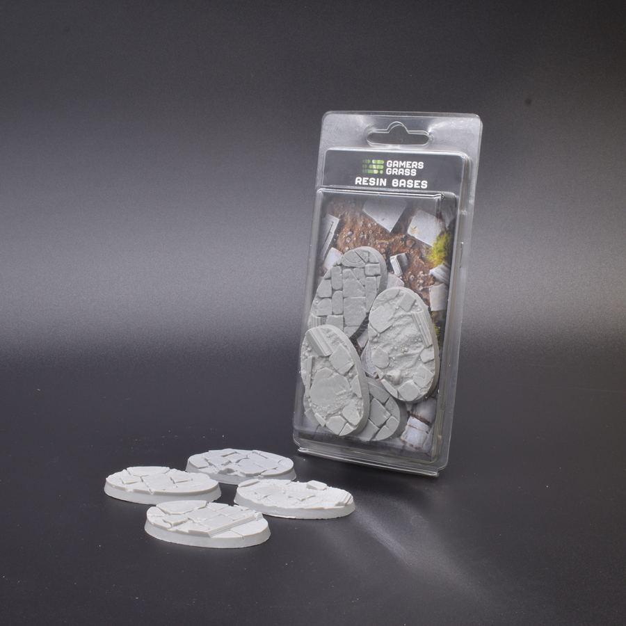 Gamers Grass Resin Bases - Temple - Oval 60mm (x4) | 738956789648
