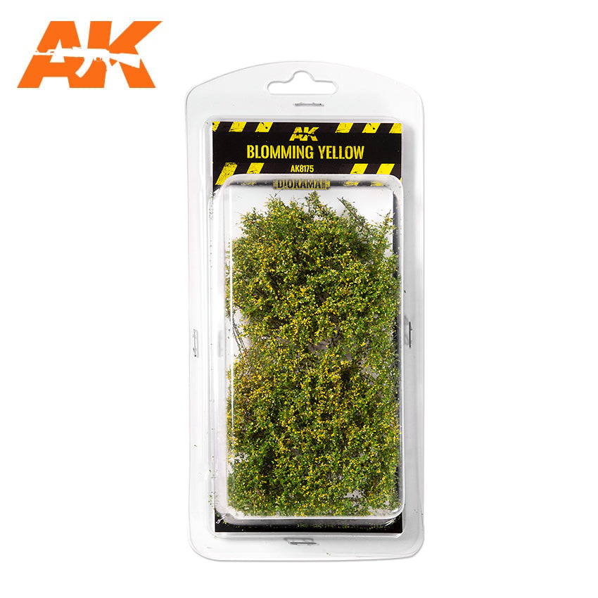 AK Interactive Blomming Yellow Shrubberies 1/35 / 75mm / 90mm | 8435568309630