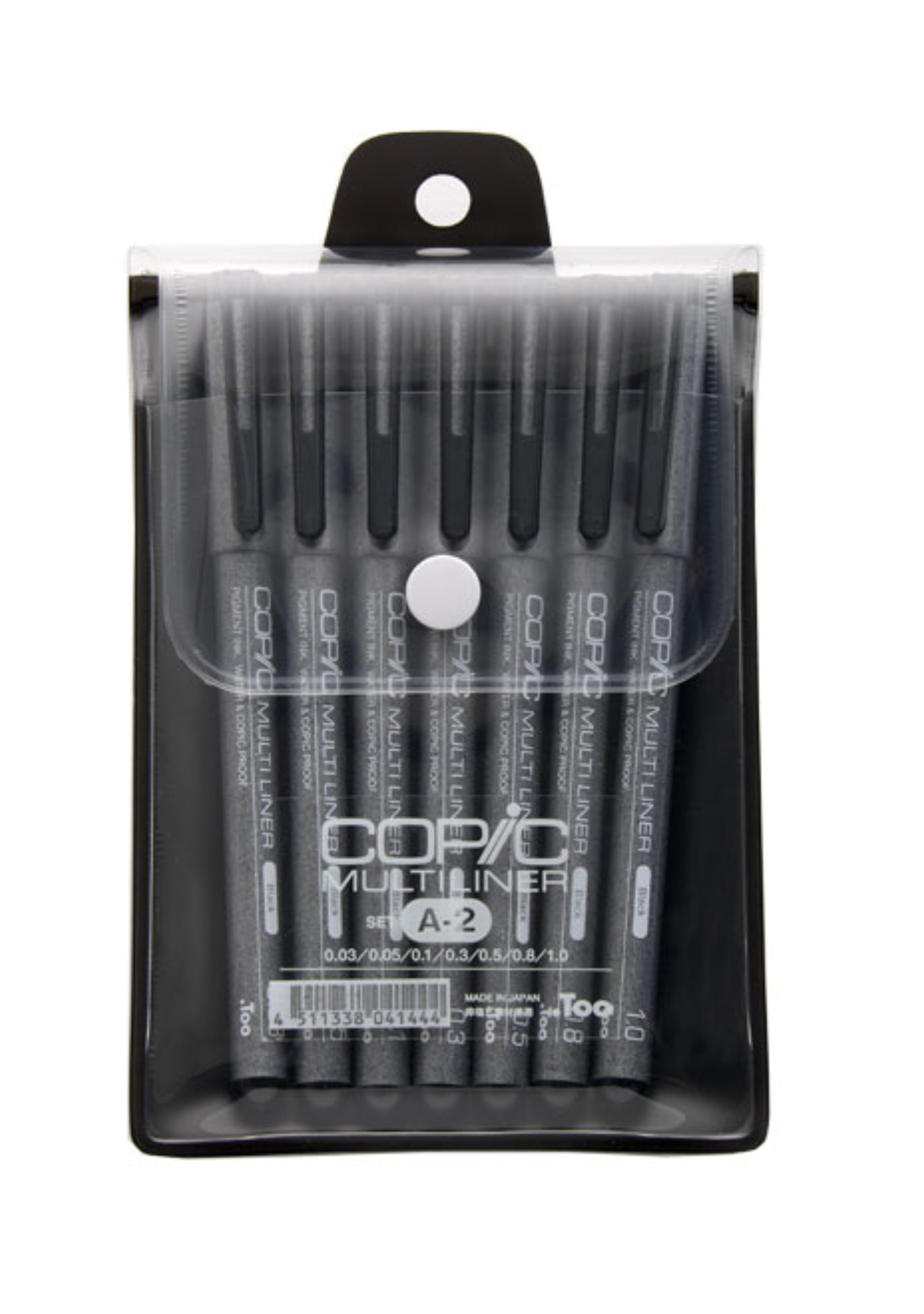 Copic Multiliner Ink Pen 7Pc Black A2 Set | 4511338041055