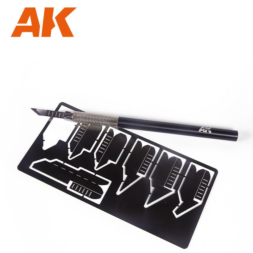 AK Interactive Photo Etched Saw Set | 8435568326781