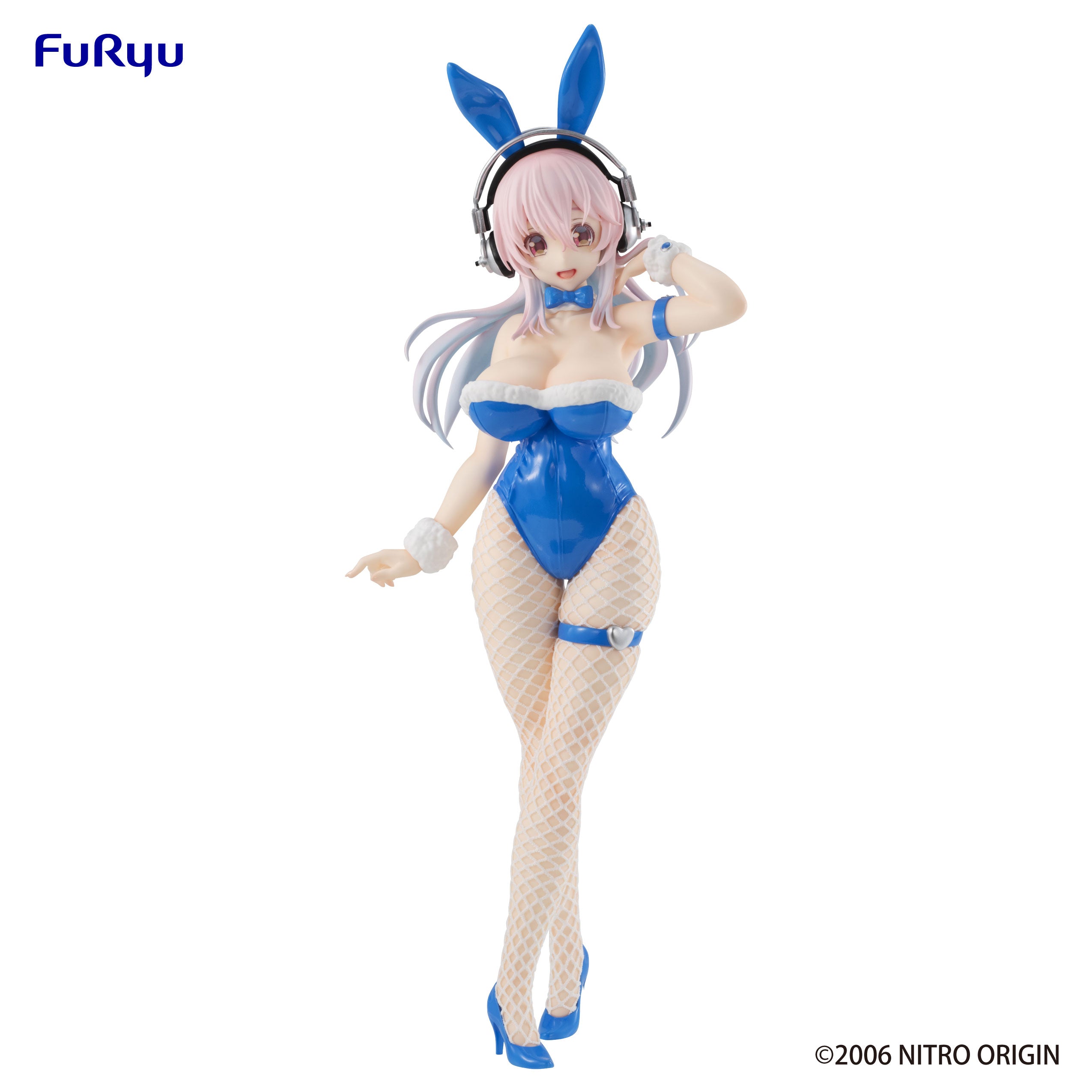 Super Sonico Series BiCute Bunnies Blue Rabbit Ver. Figure | 4580736400702
